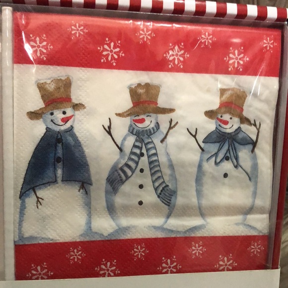 New in Box “Hostess Set” Wine Charms/Bottle Stopper/Napkins-Holiday Vibes - Picture 4 of 8